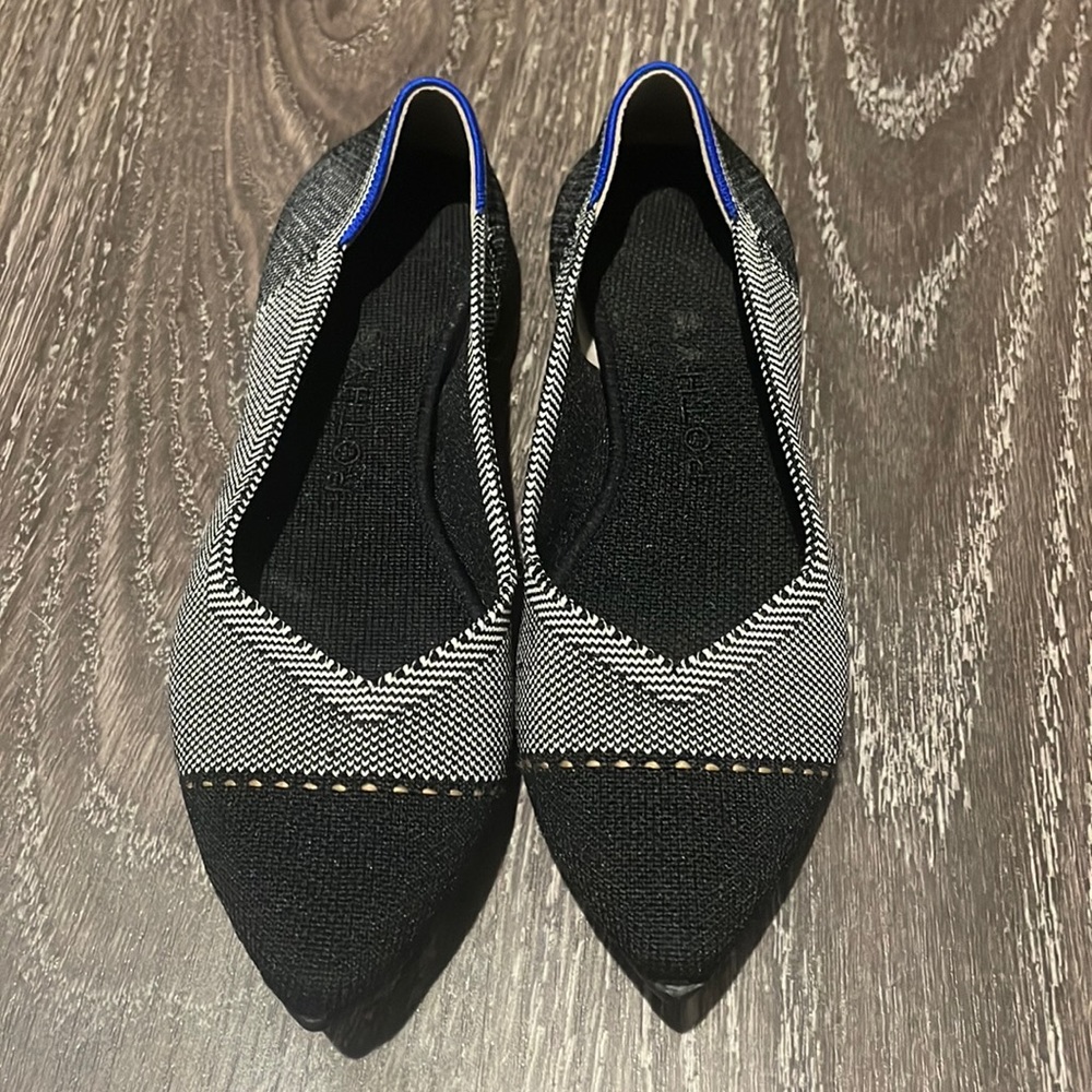 Rothy’s point toe flats